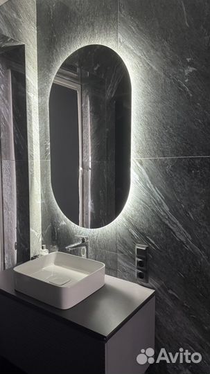 Зеркало с подсветкой 70 120 новое в коробке