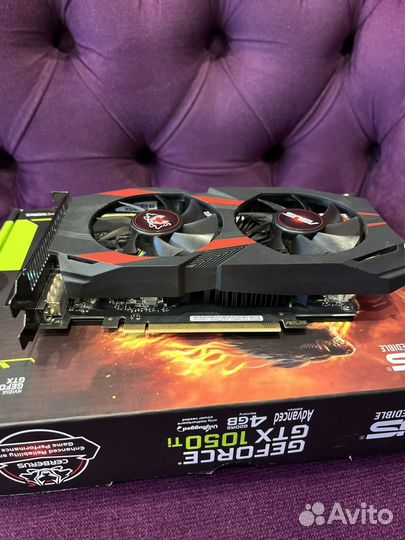 Видеокарта asus GeForce GTX 1050 Ti Cerberus