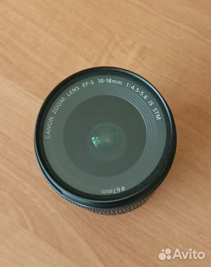 Объектив canon EF-S 10-18 mm f 4,5-5,6 IS STM