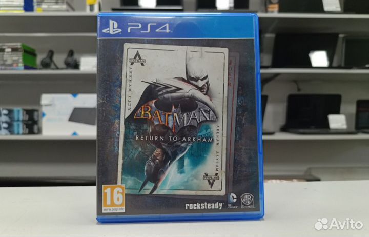 Диск Sony Playstation 4 Batman return to Arkham