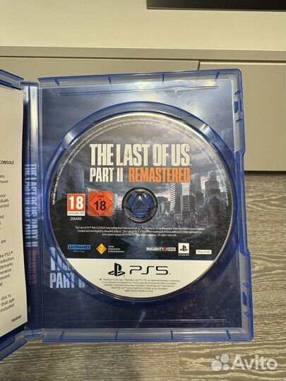 The Last Of Us Part 2 Remastered PS5 диск