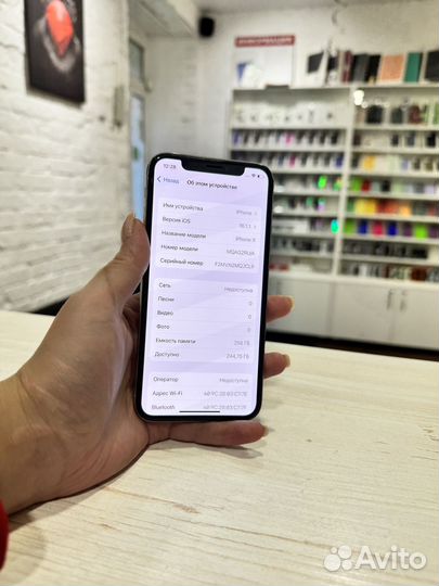 iPhone X, 256 ГБ