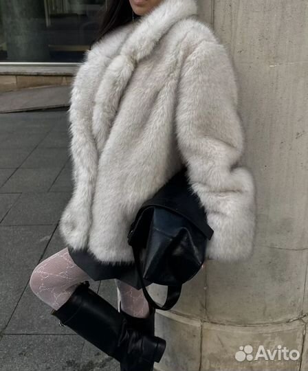 Новая эко шуба под песца