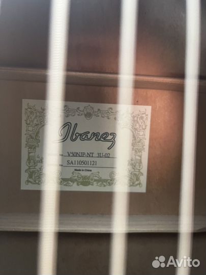 Акустическая гитара Ibanez V50NJP-NT
