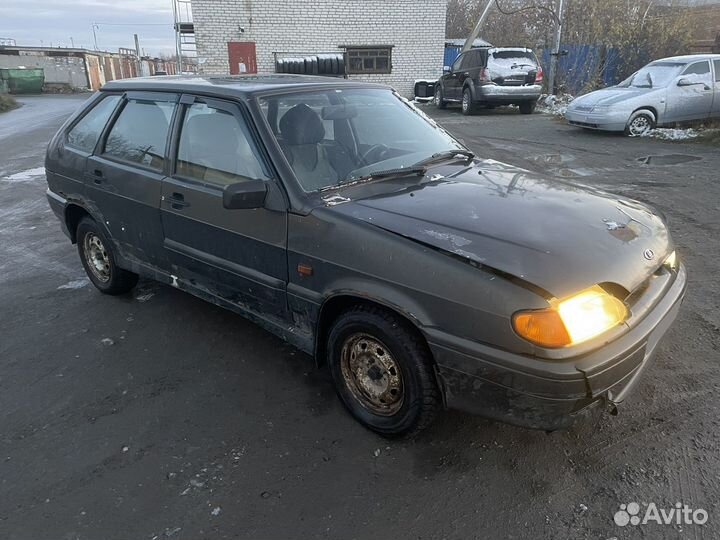 ВАЗ 2114 Samara 1.5 МТ, 2007, битый, 100 000 км