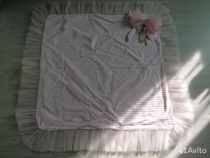 Летний плед-конверт на выписку luxury baby