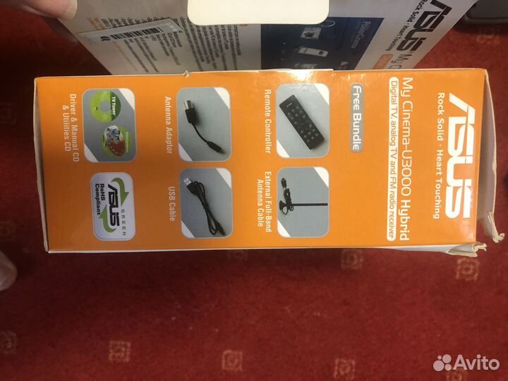 TV тюнер цифровой Asus My cinema U3000 hybrid