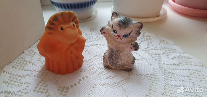 Игрушки пакетом из пластмассы СССР