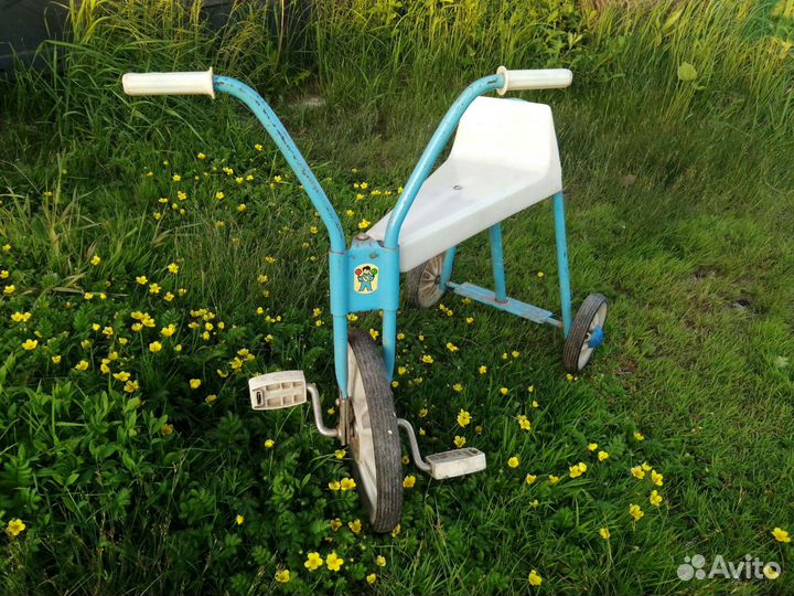 Велосипед детский трёхколёсный ямз СССР