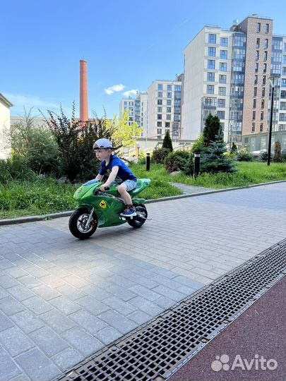 Минибайк детский бензин/электро новый