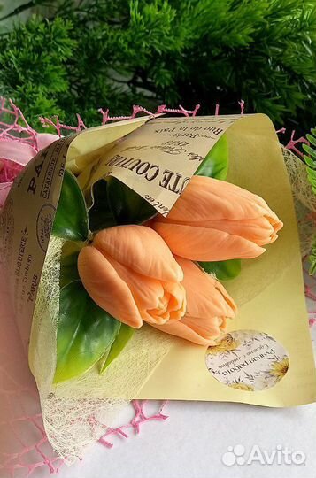 Букет цветов из мыла