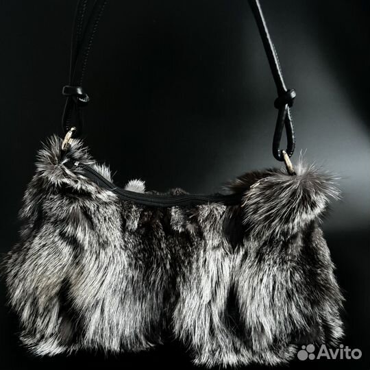 Меховая сумка тренд 2024