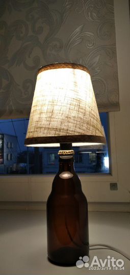 Лампа настольная.Светильник-ночник ручной работы