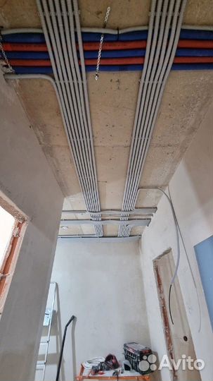 Услуги электрика. Штробление стен. Качество