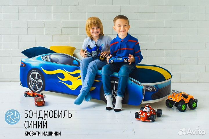 Машина-кровать с подъемным механизмом+матрац