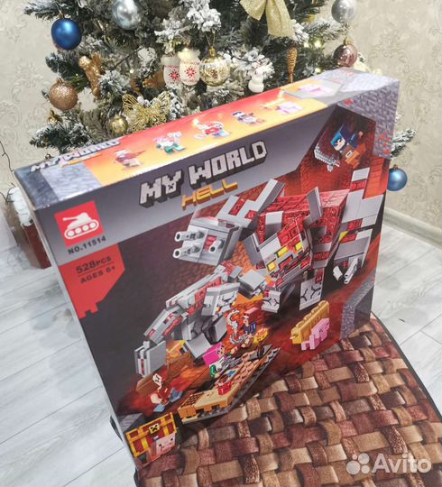 Конструктор Майнкрафт лего аналог