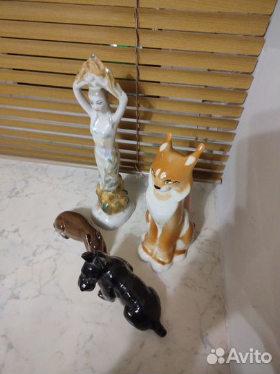 Фарфоровые статуэтки.лфз.ссср.Полонне
