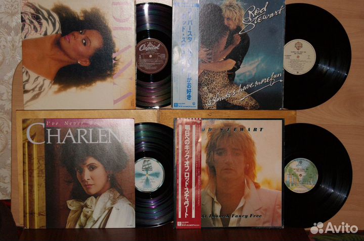 100 штук Виниловых пластинок пр. япония