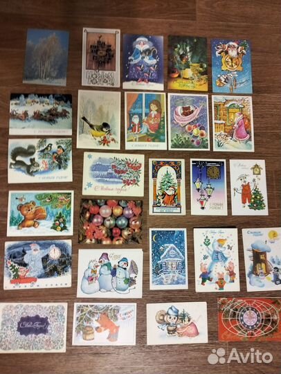 Советские новогодние открытки новые