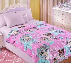 Пледы, покрывала, светящиеся пледы. Кукла Лол