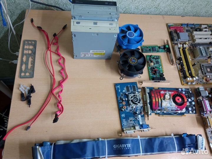 Компьютерные запчасти полурабочие