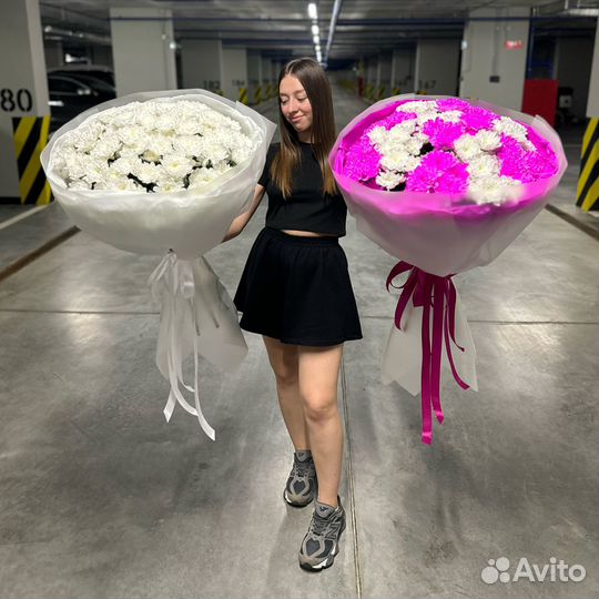 Букеты XXL из Хризантем