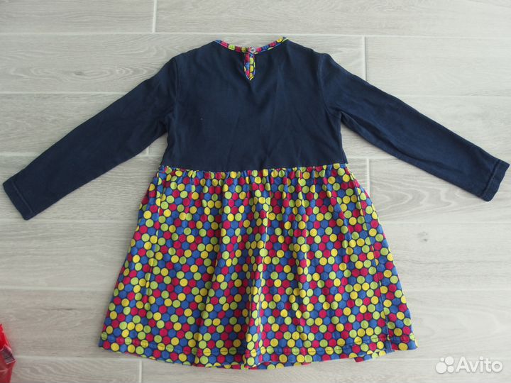 Платья, толстовка, джинсы для девочки р.98 / 104