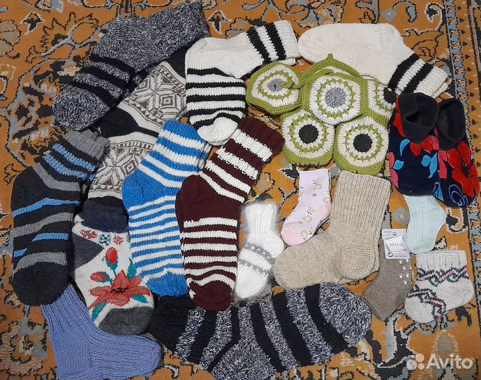 Носки вязаные ручной работы