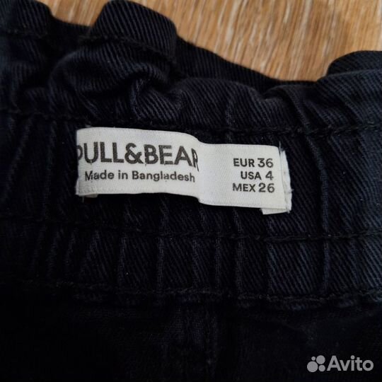 Джинсы pull and bear черные