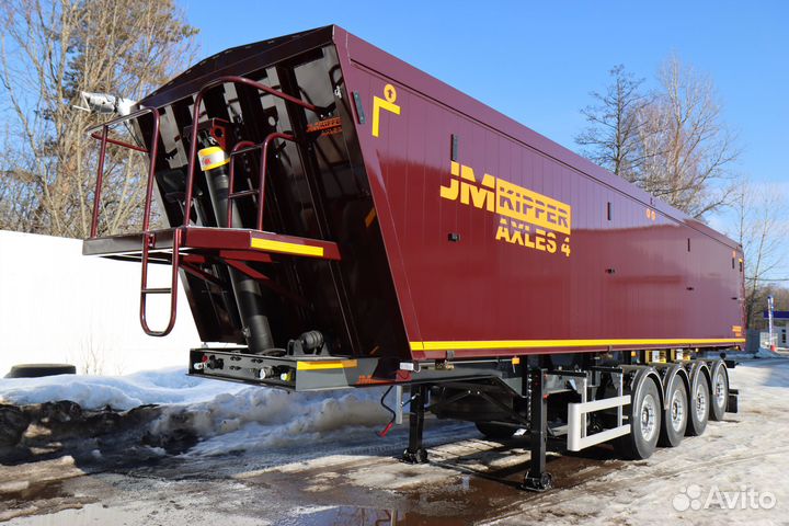 Полуприцеп самосвальный JM Kipper Mega 4 алюминиевый 50 м3, 2024