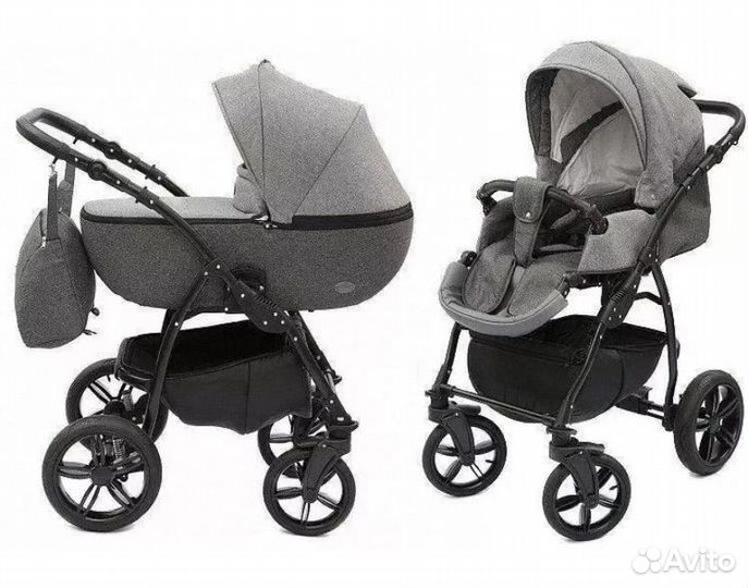 Коляска Peppy Sandra 2в1 полный комплект