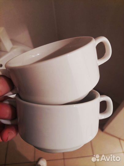 Чашка/супница белая