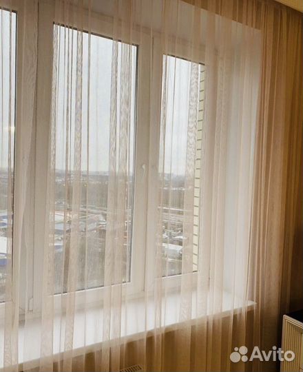 Розовая тюль IKEA