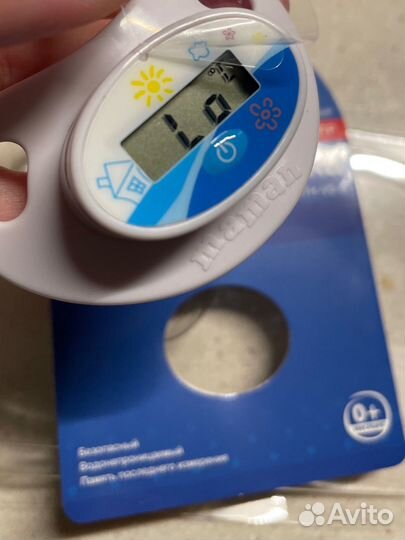 Пустышка термометр maman