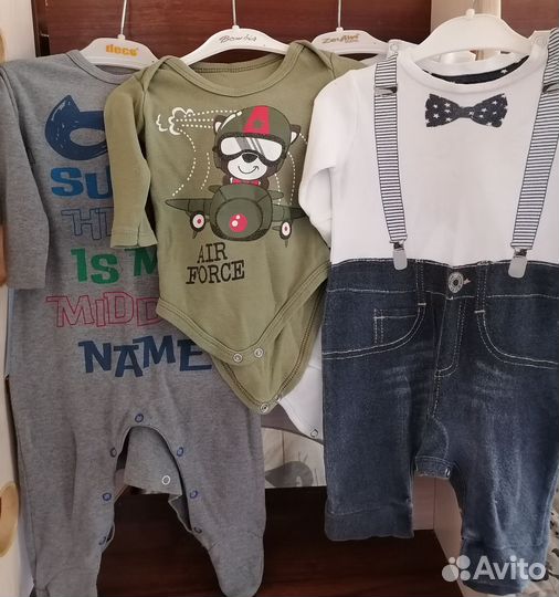 Боди для мальчика 4 шт