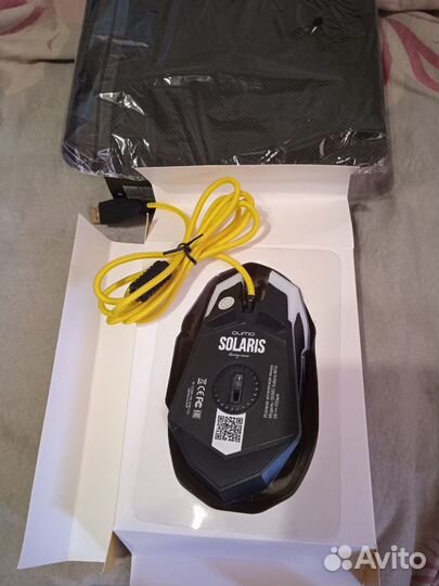 Мышь проводная Qumo Dragon War Solaris + коврик