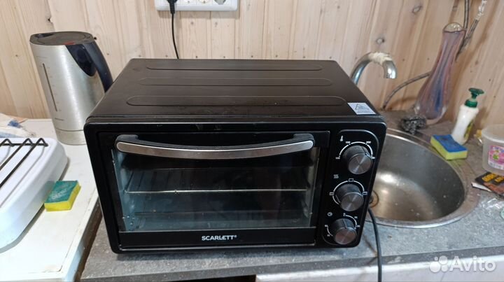 Электрическая мини печь духовка scarlett