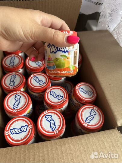 Детское фруктовое пюре агуша