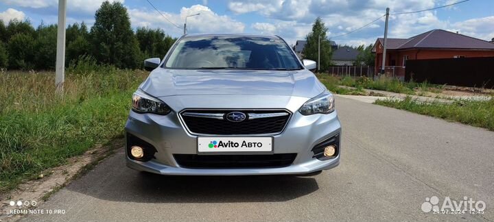 Subaru Impreza 1.6 CVT, 2018, 80 000 км