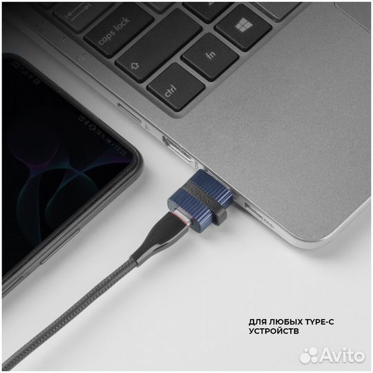 Адаптер Type-C - USB3.0 Deppa 73134 синий #380148