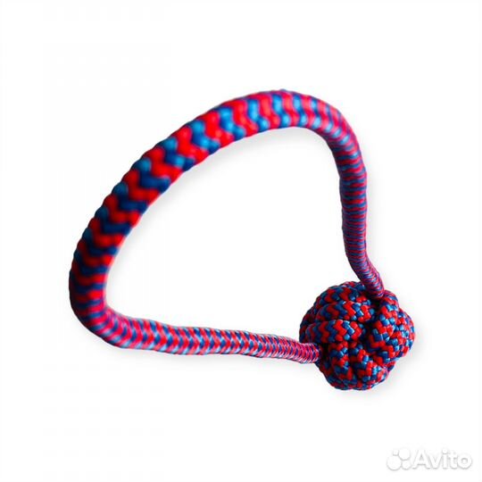 Узел с петлей. Игрушка для собак и кошек