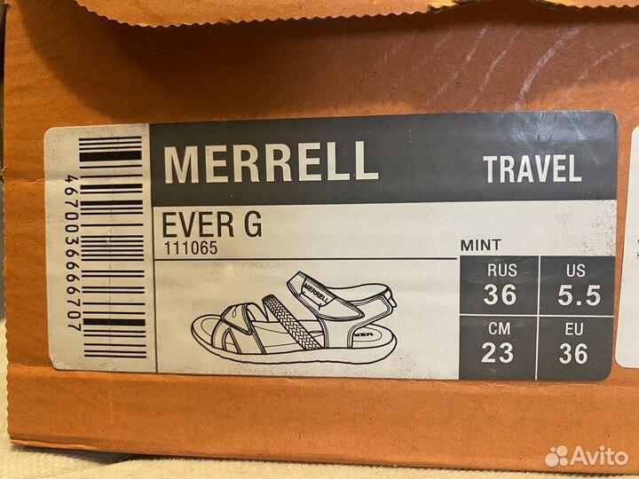 Сандалии Merrell для девочки 36 размер