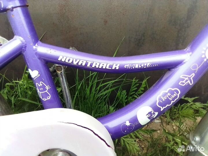 Детский велосипед для девочек 4-6 лет