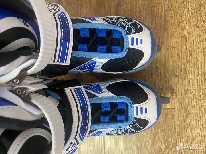 Коньки раздвижные rush 29-32