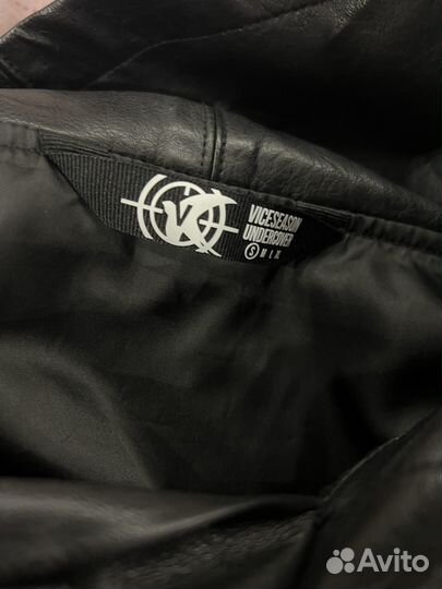 Viceseason undercover leather hoodie