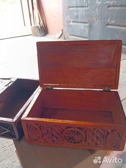 Шкатулка деревянная ручная работа