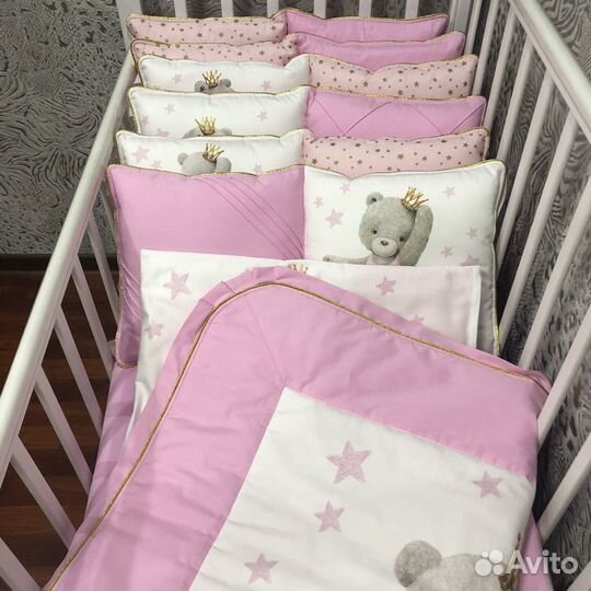 Бортики в кроватку новые