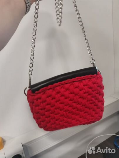Сумка женская вязаная