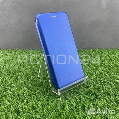 Чехол книжка Xiaomi Redmi Note 12S (синий)