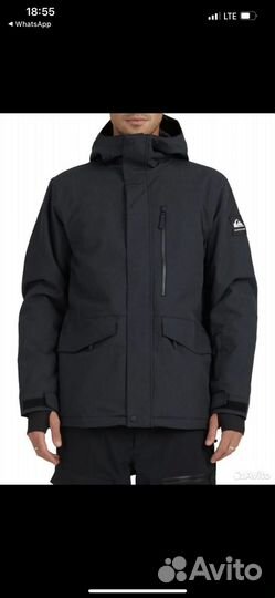 Сноубордическая куртка quicksilver XL
